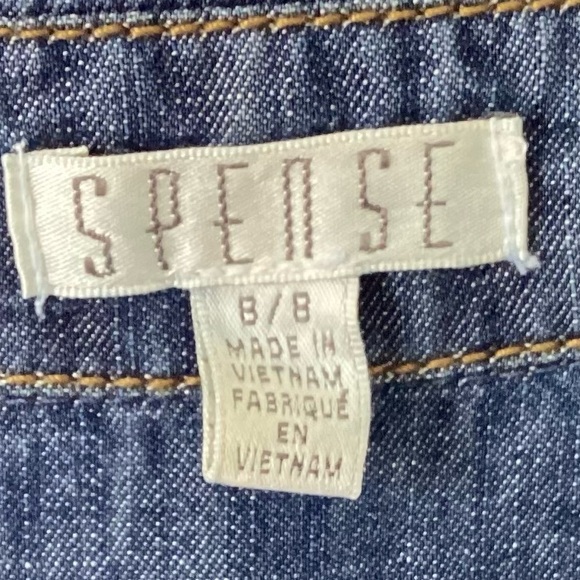 Spense - Jeans Long Dress - Color: Blue - Size 8 - Picture 2 of 3